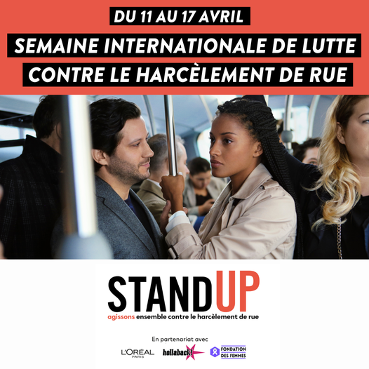 du 11 au 17 avril : semaine internationale de lutte contre le harcèlement de rue