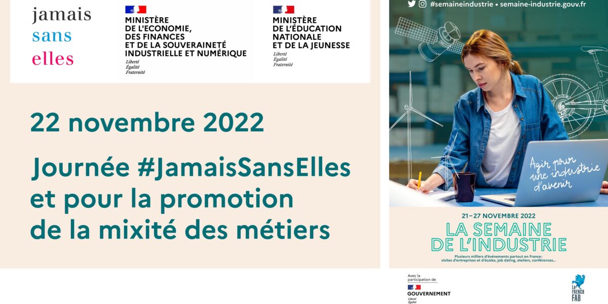 Journée #JamaisSansElles pour la promotion de la mixité des métiers -  Collèges et Lycées : référencez vos actions !