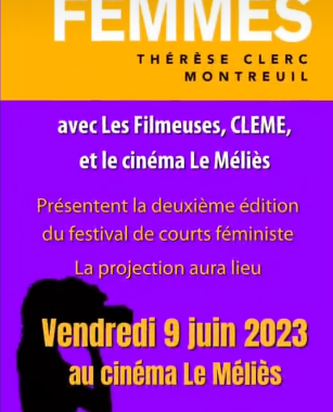 Appel à projets pour le Festival de Courts Féministe de Montreuil,