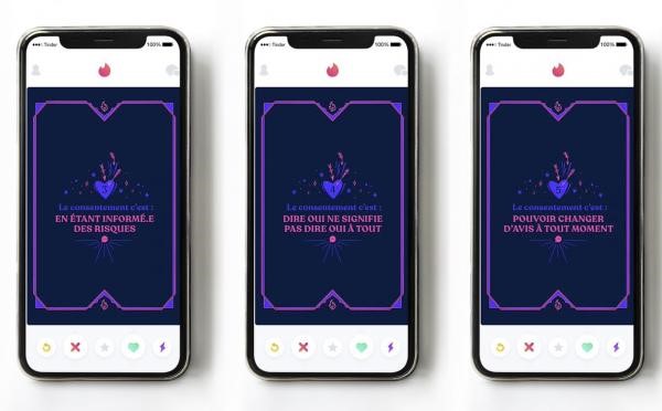 TINDER RAPPELLE LES BASES DU CONSENTEMENT