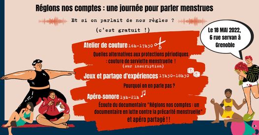 "Réglons nos comptes " une  campagne de Lutte contre la précarité menstruelle