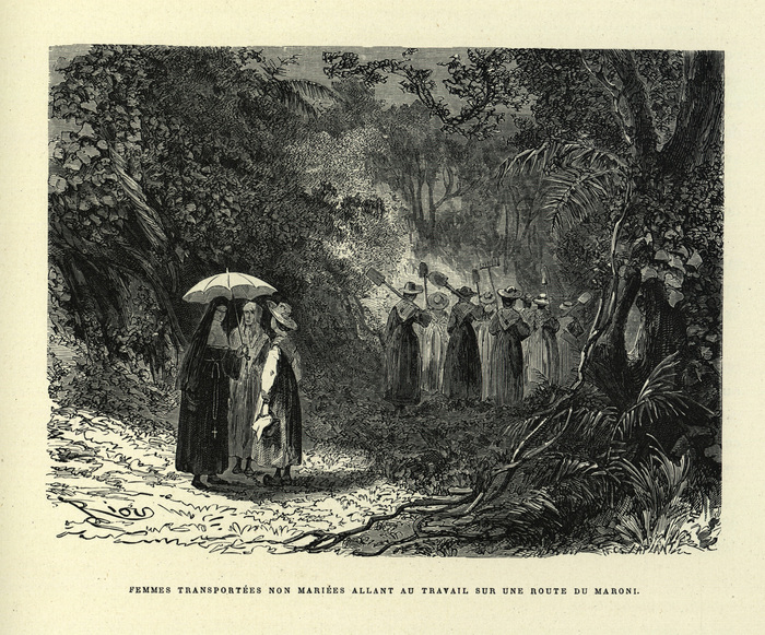 1859, Le premier convoi de femmes au bagne de Guyane